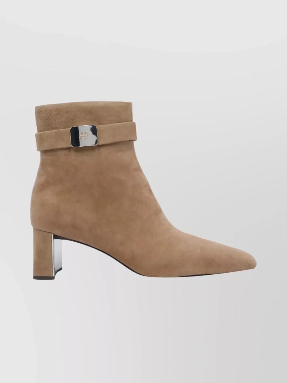 Tory Burch Georgia T Monogram Suede Ankle Boots